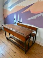 Schoolbank kinderbureau jaren 30 vintage retro, Antiek en Kunst, Ophalen