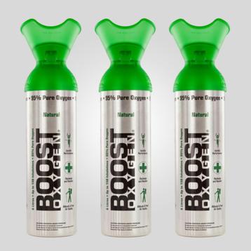 Behoefte aan Extra Lucht? Boost 3 pack 95% zuivere zuurstof! beschikbaar voor biedingen