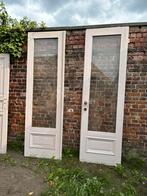 Binnendeur in twee delen met stuk in glas hoogte ca 2m33, Ophalen, Zo goed als nieuw, Glas, Binnendeur
