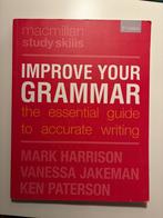 Improve your grammar: Macmillan study skills, Boeken, Studieboeken en Cursussen, Ophalen of Verzenden, Nieuw, Hoger Onderwijs