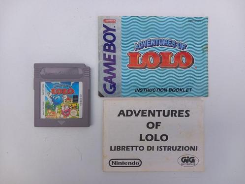 Adventures of Lolo (Game Boy), Games en Spelcomputers, Games | Nintendo Game Boy, Zo goed als nieuw, Puzzel en Educatief, 1 speler