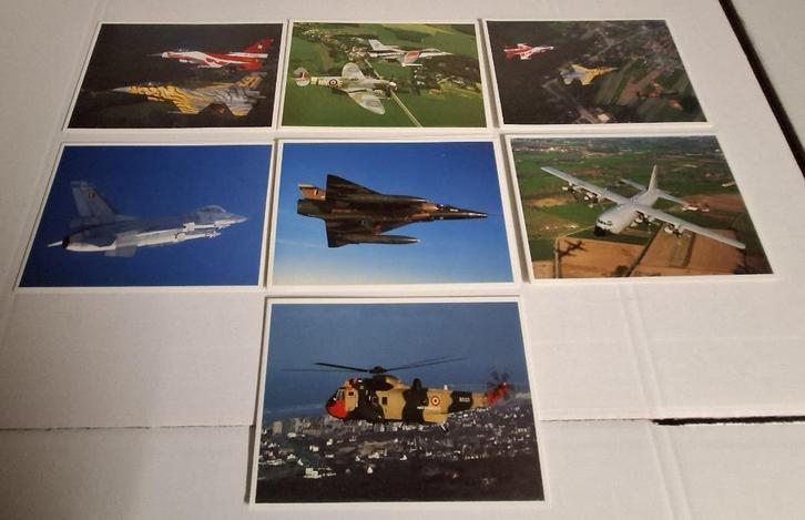 Begische Luchtmacht - Kerstkaarten, Verzamelen, Luchtvaart en Vliegtuigspotten, Zo goed als nieuw, Kaart, Foto of Prent, Ophalen of Verzenden