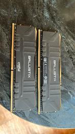 Mémoire Ram crucial Ballistix 2x8gb ddr4 3200 desktop, Informatique & Logiciels, Enlèvement ou Envoi, DDR4, Desktop