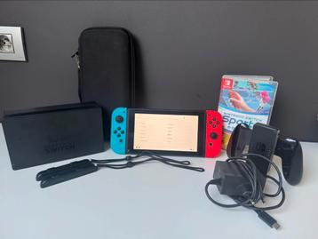 Prachtige nintendo switch met originele toebehoren en extras beschikbaar voor biedingen