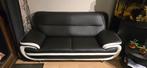 Leren 2 zitten dringend weg wegens verhuis, Huis en Inrichting, Slaapkamer | Slaapbanken, Ophalen, Zo goed als nieuw