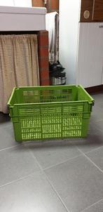 Kunststof krat met ijzeren handvaten, Doe-het-zelf en Bouw, Kratten en Dozen, Ophalen of Verzenden, Gebruikt, Krat