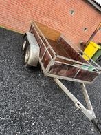 Dubbelassige aanhangwagen - 750 kg, Auto diversen, Aanhangers en Bagagewagens, Ophalen of Verzenden, Zo goed als nieuw