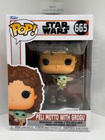 Funko pop nr 665: Peli Motto With Grogu, Ophalen of Verzenden, Nieuw