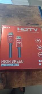 Hdmi 4K-kabel van 5 meter met hoge snelheid 
Vergulde connec, Audio, Tv en Foto, Ophalen of Verzenden, Nieuw