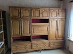 Grote kast, Huis en Inrichting, Kasten | Boekenkasten, Ophalen, Gebruikt, Eikenhout, Met deur(en)