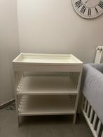 Luier/verzorgingstafel wit IKEA Gulliver, Ophalen, Zo goed als nieuw, Commode
