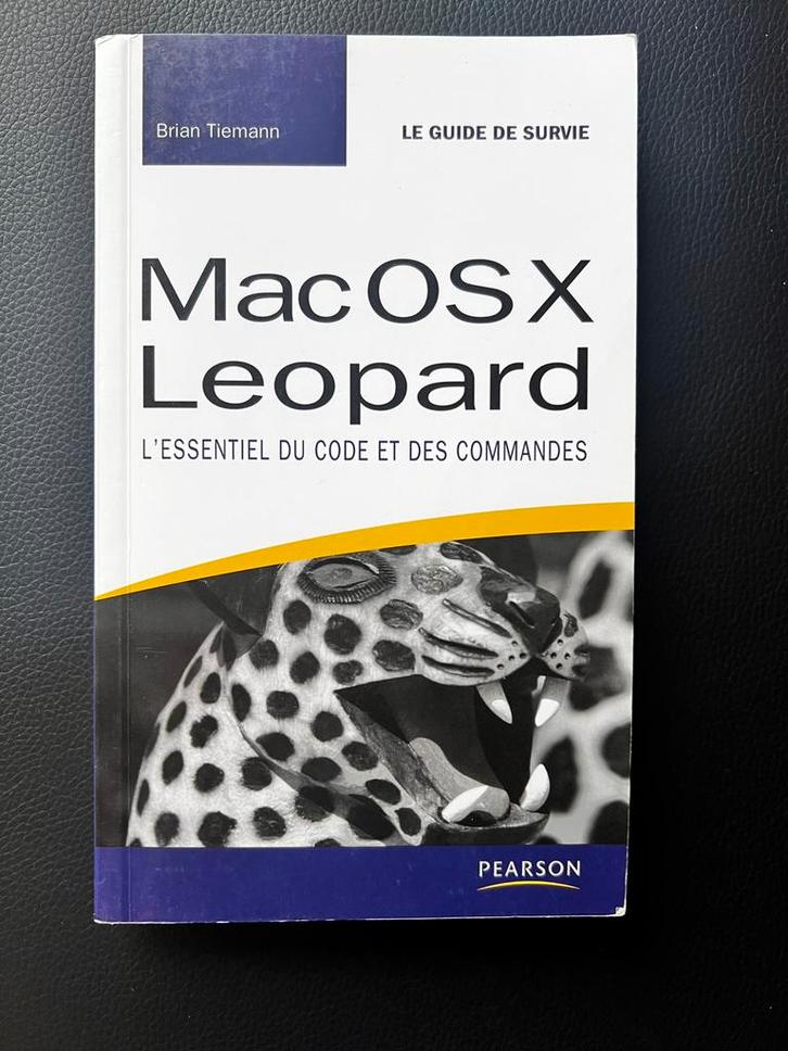 Livre: Mac OS X Leopard – Guide de survie lignes de commande, Boeken, Informatica en Computer, Gelezen, Besturingssystemen, Ophalen