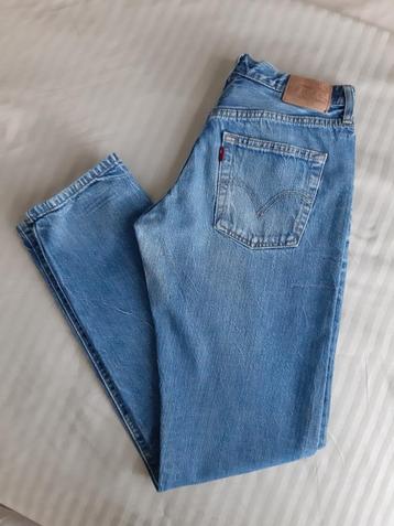 Levis 501, boyfriend jeans, medium blue, W27, L32, als nieuw beschikbaar voor biedingen