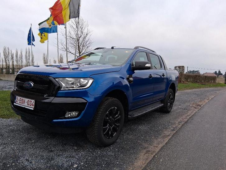 Ford Ranger 2019 Wildtrak Blue Edition 3.2 BTW-wagen, Autos, Ford, Particulier, Ranger, 4x4, ABS, Caméra de recul, Phares directionnels