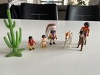 Playmobil indianen figuren + paarden, Kinderen en Baby's, Ophalen of Verzenden, Zo goed als nieuw