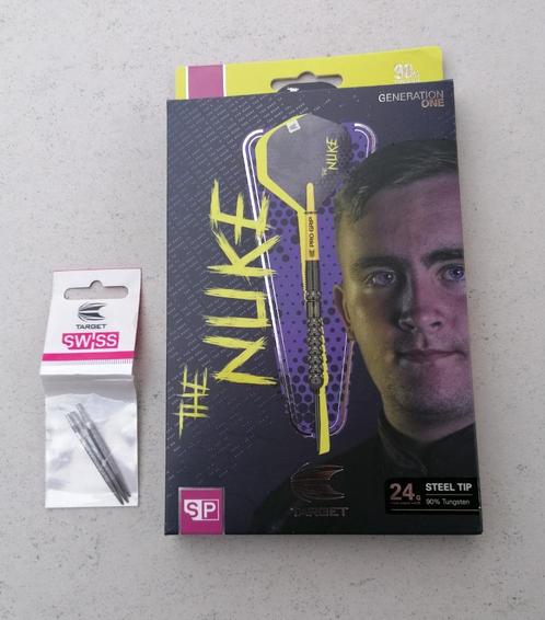Target Luke Littler G1 90% Swiss Point 24 gram., Sport en Fitness, Darts, Nieuw, Pijlen, Ophalen of Verzenden