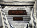 Exclusief zomerhemd Etro in perfecte staat, Wit, Ophalen of Verzenden, Zo goed als nieuw, Halswijdte 41/42 (L)