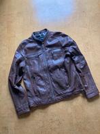 Herenjas van echt leder, Ophalen, Oakwood, Bruin, Maat 56/58 (XL)
