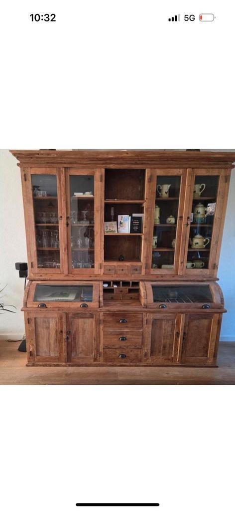 Grutterskast/kruidenierskast/ buffetkast teak een oogappel, Huis en Inrichting, Kasten | Wandmeubels, Zo goed als nieuw, Ophalen of Verzenden