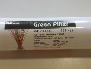 Filtre vert - filtre de reminéralisation - réf 790200