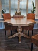 Prachtige massief eiken tafel met bolpoot, Antiek en Kunst, Ophalen