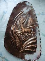 E.NOEL decoratieve koperen plaat om koperwerk op te hangen, Ophalen of Verzenden, Koper