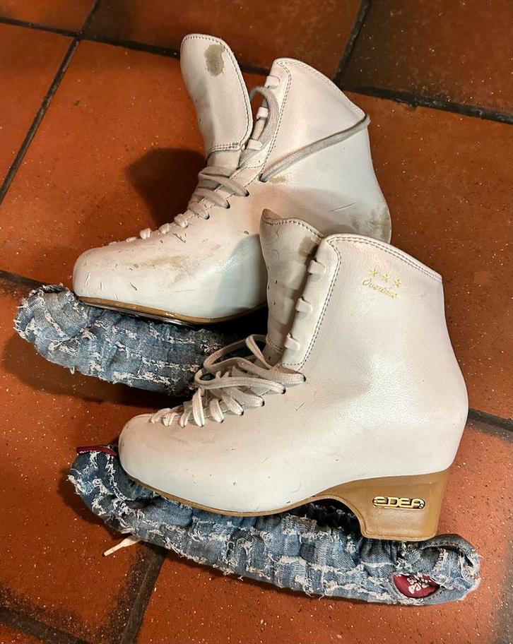 EDEA Ouverture kunstschaatsen met John Wilson ijzers maat 34, Sport en Fitness, Schaatsen, Gebruikt, Kunstschaatsen, Overige merken