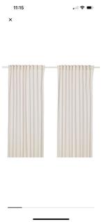 Beige gordijnen, Huis en Inrichting, Stoffering | Gordijnen en Lamellen, Ophalen, Zo goed als nieuw, Beige