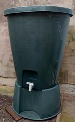 Baril de pluie 200 l avec robinet, couvercle et cadre, 150 litres ou plus, Synthétique, Enlèvement, Utilisé