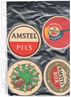 DESSOUS DE VERRE À BIÈRE AMSTEL, Collections, Marques de bière, Envoi, Neuf, Panneau, Plaque ou Plaquette publicitaire, Amstel