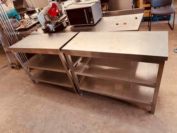 Horeca inox werktafel,rvs tafel,, Zakelijke goederen, Ophalen of Verzenden