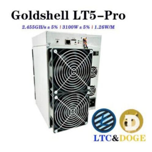 Goldshell LT5 Pro scrypt miner ltc , doge , pepe ..., Computers en Software, Netwerkkaarten, Gebruikt, Ophalen of Verzenden