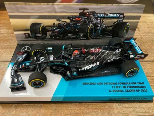 George Russell 1:43 Sakhir GP 2020 Mercedes AMG Petronas, Collections, Marques automobiles, Motos & Formules 1, Neuf, ForTwo, Enlèvement ou Envoi