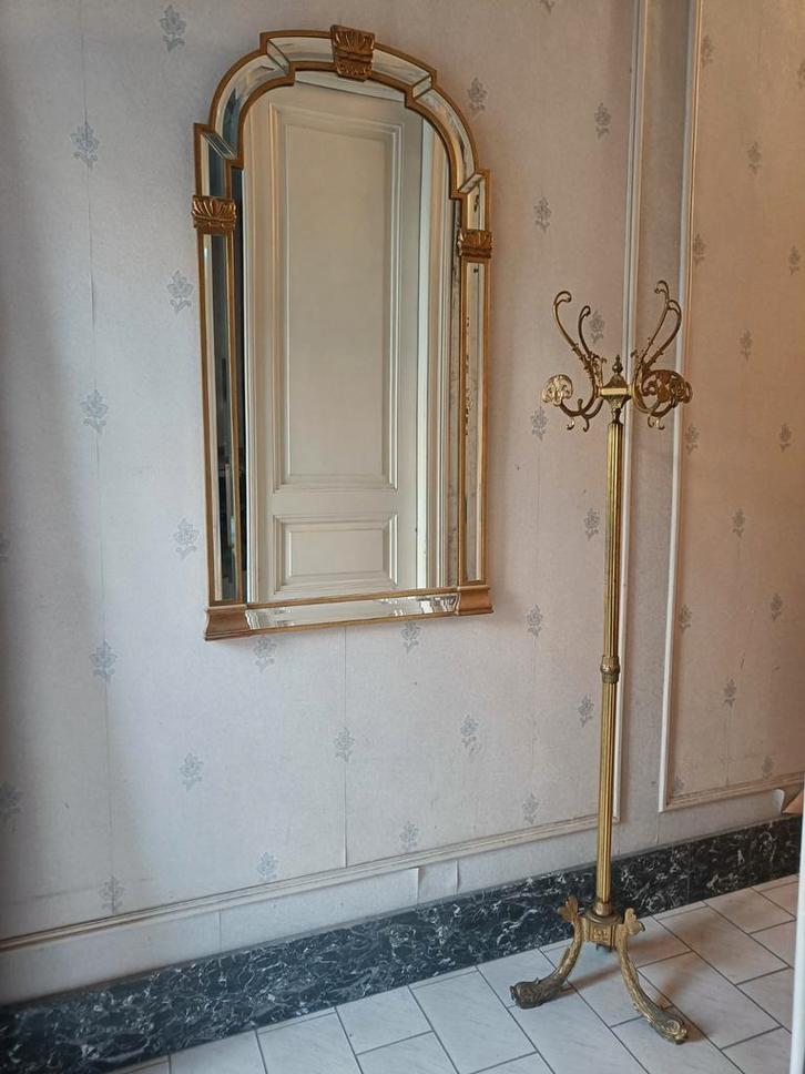 Vintage messing kapstok jaren 50, Huis en Inrichting, Woonaccessoires | Kapstokken, Gebruikt, Staande kapstok, Ophalen