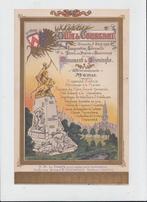 menukaart Groeninghemonument en Postgebouw Kortrijk 1906, Ophalen, Gebruikt