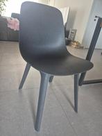 Eetkamer stoelen 6 stuk zwart kunststof, Huis en Inrichting, Ophalen, Kunststof, Zwart, Zo goed als nieuw