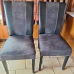 2 lederen stoelen, Ophalen, Gebruikt, Twee, Leer