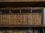 Panier en osier pour transport de pigeons, Ophalen, Gebruikt