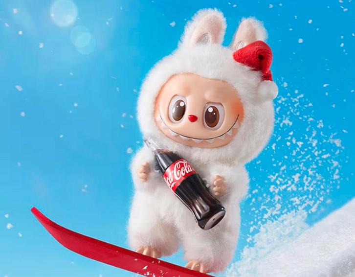 Labubu coca cola  met flesje 💯% authentic POP MART NIEUW, Collections, Jouets miniatures, Comme neuf, Enlèvement