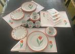 Handgemaakt tulpenservies voor 5 personen, Ophalen, Nieuw, Overige stijlen, Porselein