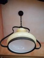 2 quinquets Fer forgé, Maison & Meubles, Enlèvement ou Envoi, Comme neuf, Verre