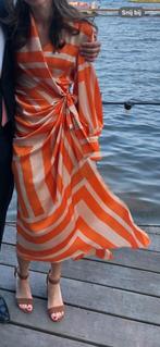 Oranje Jurk 1x gedragen, Kleding | Dames, Jurken, Ophalen of Verzenden, Maat 38/40 (M), Oranje