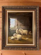 Van Baelen J. schapen schilderij, Antiek en Kunst, Kunst | Schilderijen | Klassiek, Ophalen
