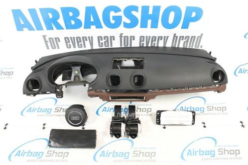 Airbag set - Dashboard zwart/bruin 3 spaak Audi A3 8V, Autos : Pièces & Accessoires, Tableau de bord & Interrupteurs
