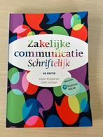 Studieboek ‘Zakelijke communicatie schriftelijk’ - €20, Nieuw, Ophalen of Verzenden, Hoger Onderwijs, Karen Knispel