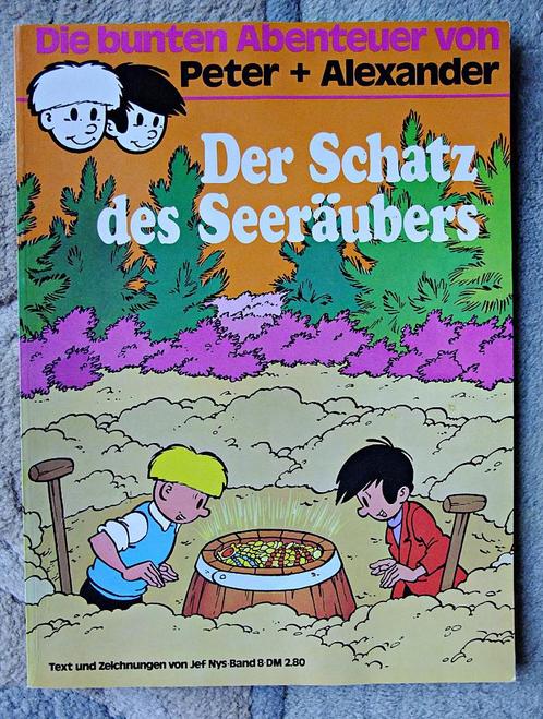 Jommeke Duits Peter + Alexander 8 Der Schatz des Seeräubers!, Boeken, Stripverhalen, Zo goed als nieuw, Eén stripboek, Ophalen of Verzenden