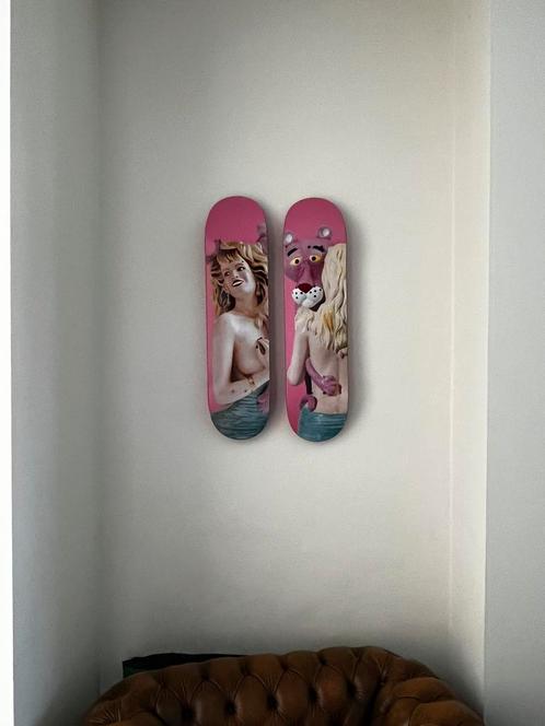 Jeff koons skateboards, Antiek en Kunst, Kunst | Schilderijen | Modern, Ophalen of Verzenden