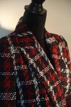 Zara - Veste / Blazer - Tweed Tartan / Carreaux - 34 / XS, Zara, Comme neuf, Taille 34 (XS) ou plus petite, Noir