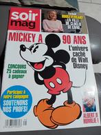 Soir mag Mickey a 90 ans - Walt disney, Verzamelen, Tijdschriften, Kranten en Knipsels, Ophalen of Verzenden