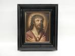 "De gegeselde Christus" antiek oliewerk op paneel, Antiek en Kunst, Ophalen